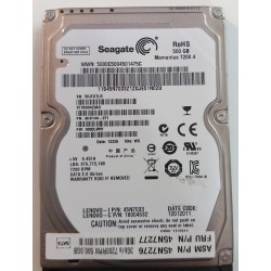 Hard drive 2.5" seagate momentus 500gb / st9500420as