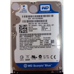 Hard drive 2.5" western digital 250gb wd2500bpvt