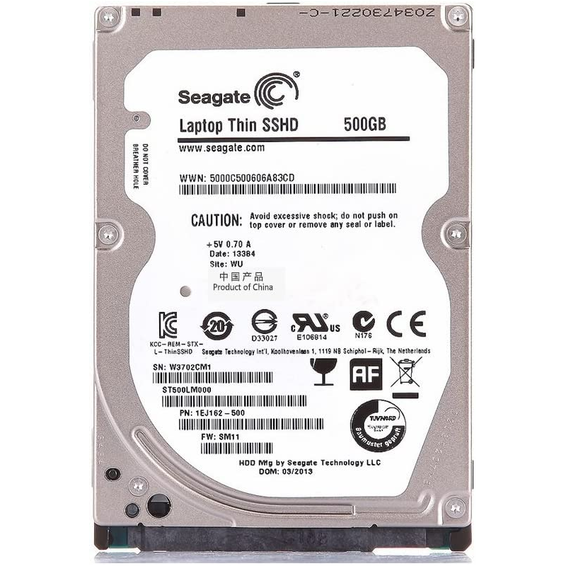 Festplatte 2,5" seagate laptop dünne sshd 500gb / st500lm000