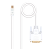 Convertisseur de câble nanocable mini displayport pour dvi blanc 5m