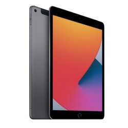 Pomme ipad 2020 gris - 10.2" - 128gb - wifi - 4g lte myml2ty/a